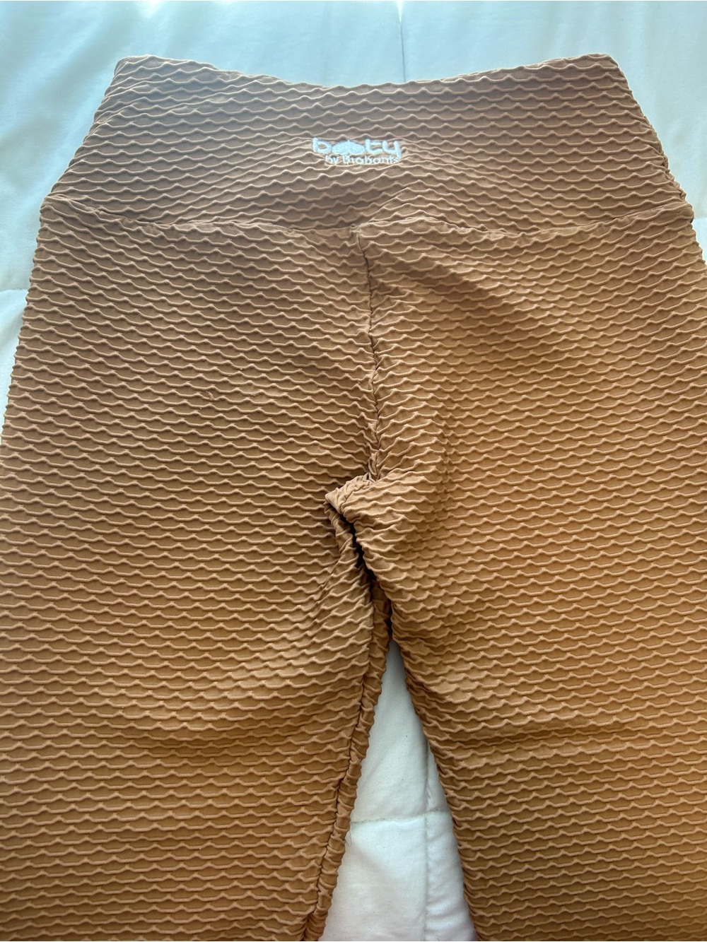 Booty by Brabandts Textured Brown Leggings